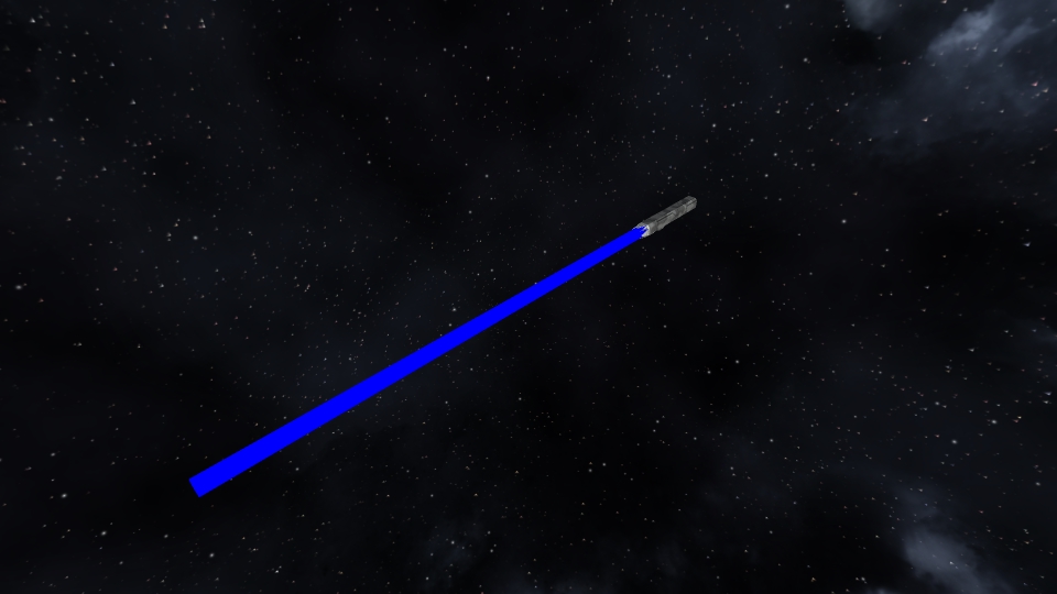 Fighter BluePrint Jedi Light Saber Blue Blade
