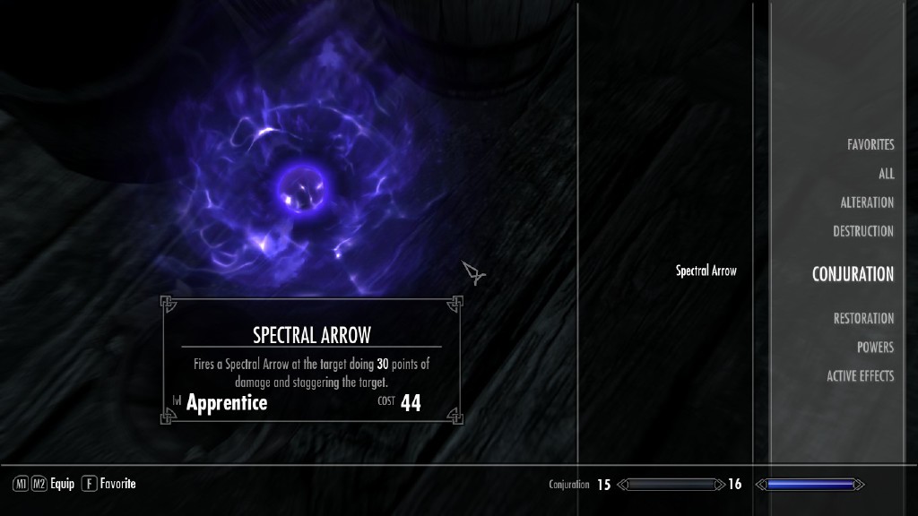 Spectral arrow