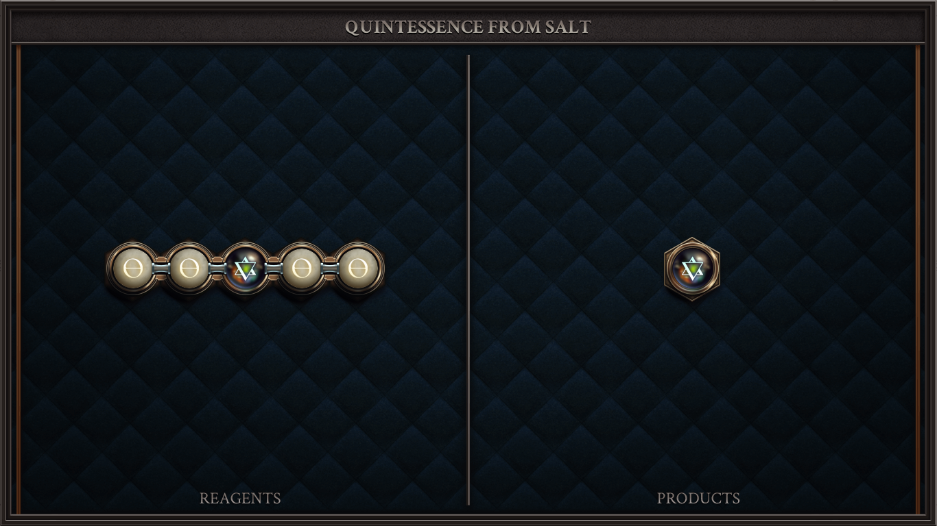 QUINTESSENCE FROM SALT