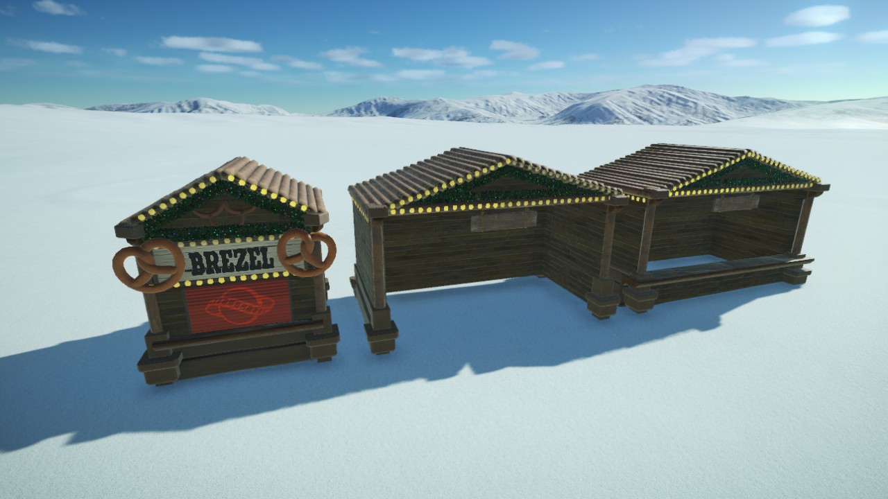 German Market Stalls Template