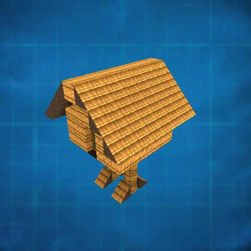 Votive Thatched Baba Yaga's Hut
