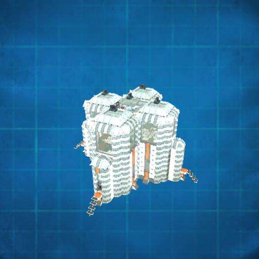 Quad-Silo Two-Story Habitat v3 (Final)