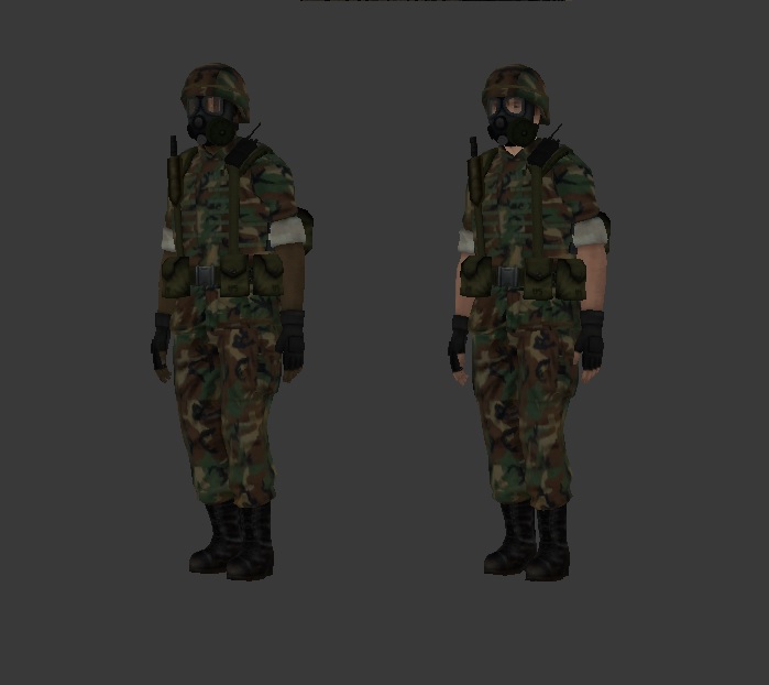 HECU Woodland Player model