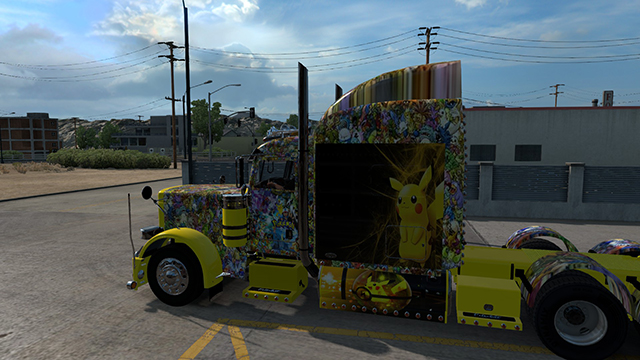 Pikachu Truck Skin