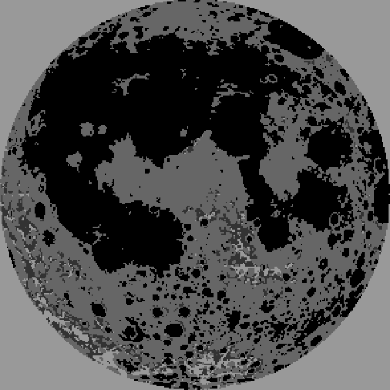 Earth's Moon (Circular)