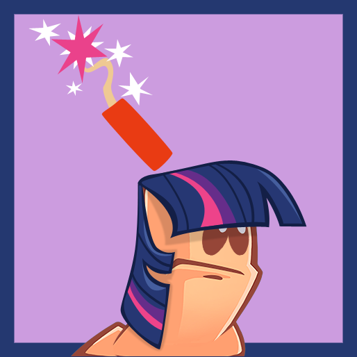 Egghead's Hime Cut (Dynamite Sparkle/Twilight Sparkle)