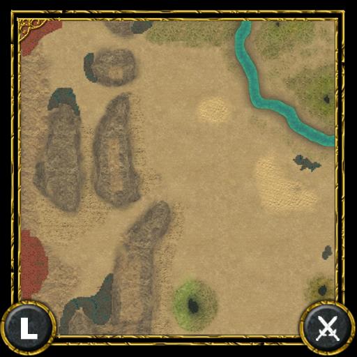 Desert, river, mountains