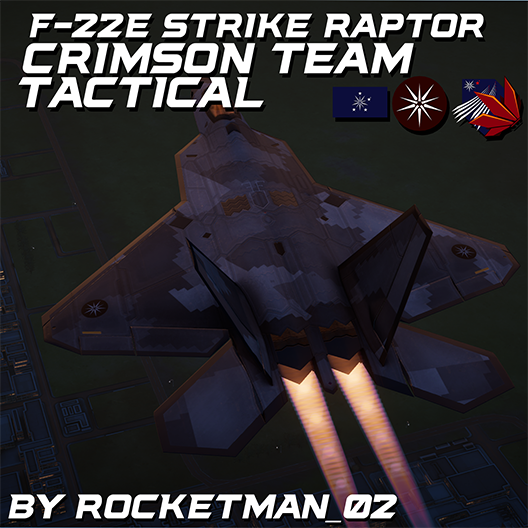 F-22E Strike Raptor | Crimson Team - Tactical
