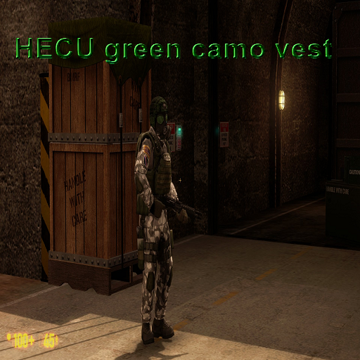 HECU green camo vest