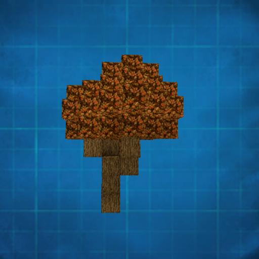 Leaning Autumnwood Small Tree