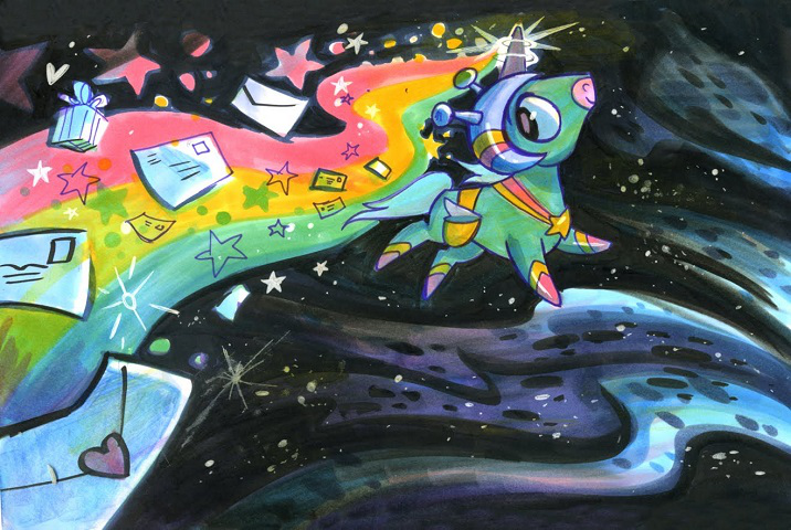 Hylotl Club Decks - Space Unicorn