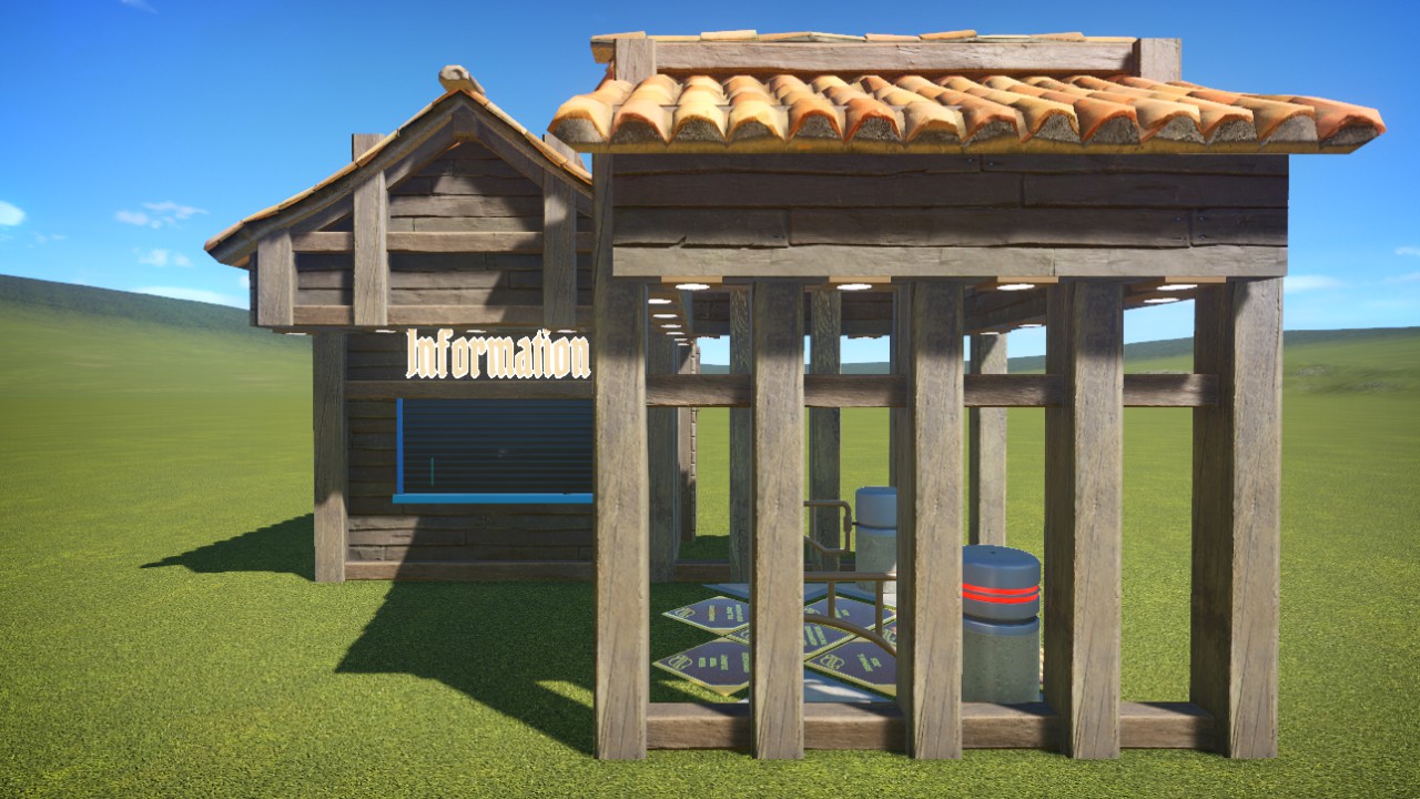 [#125] Wooden Park Entrance