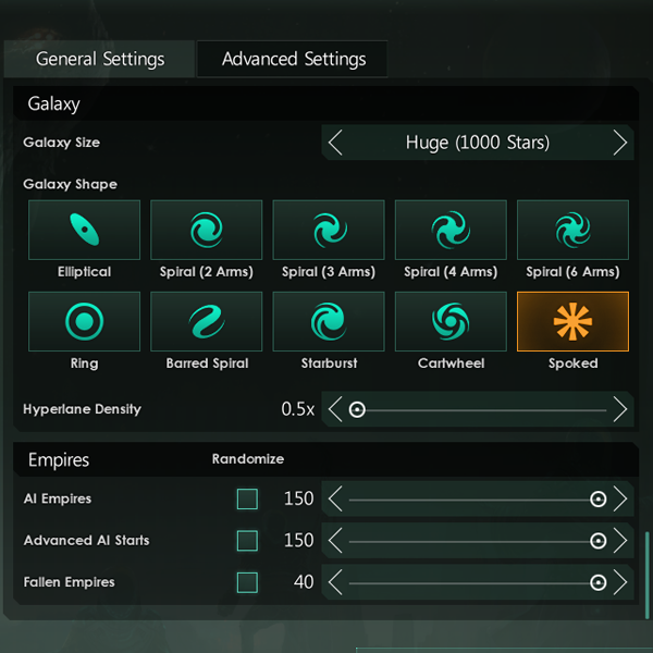 Denser Galaxy: More Empires / Fallen Empires
