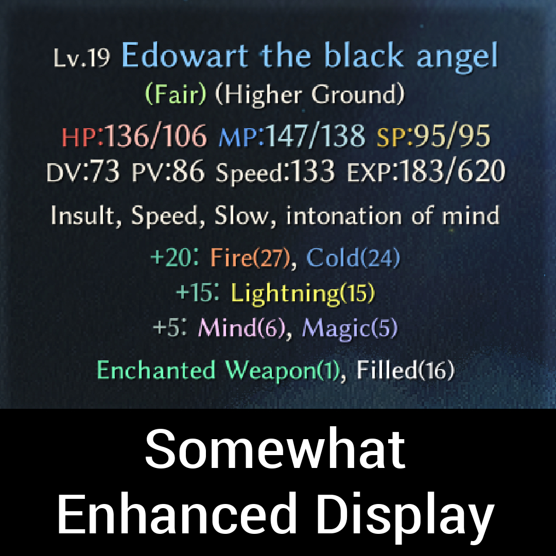 Somewhat Enhanced Display