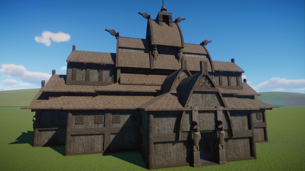 Norwegian Stave Church Shelter