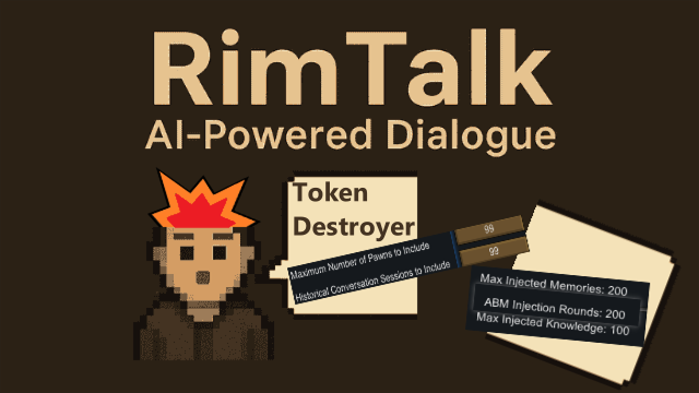 RimTalk - TokenDestroyer mod preview for RimWorld