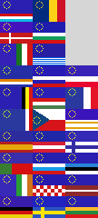 Soviet-Style EU flags