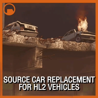 Source Vehicles Replace HL2 Vehicles