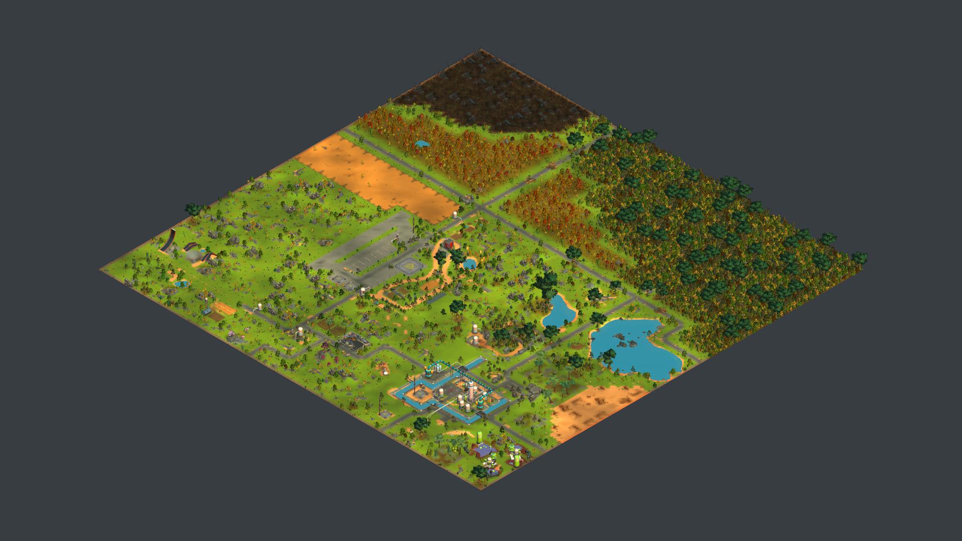 A Base On The Plains With A Cleaning Base