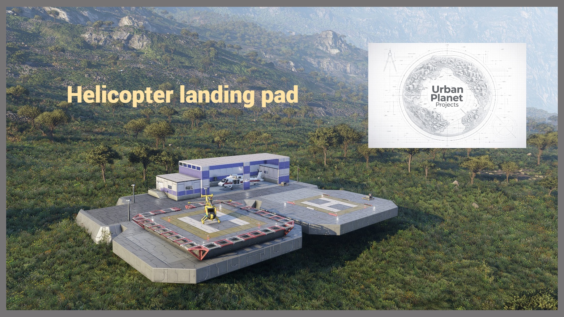 Helicopter landing pad