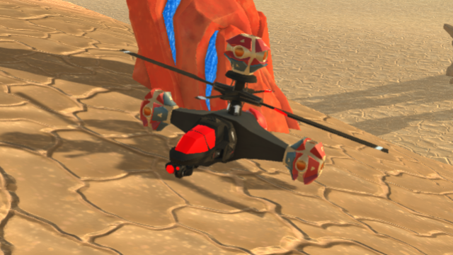 Small heli glider