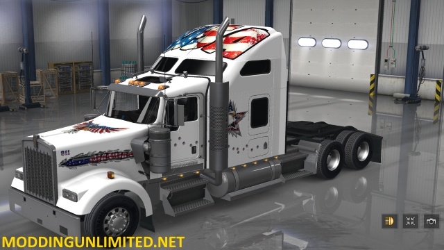 SCS W900 USA Skin Pack