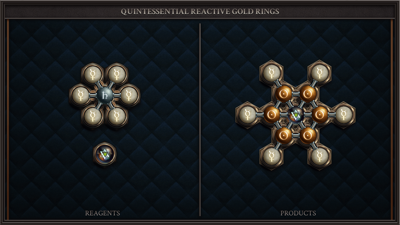 QUINTESSENTIAL REACTIVE GOLD RINGS
