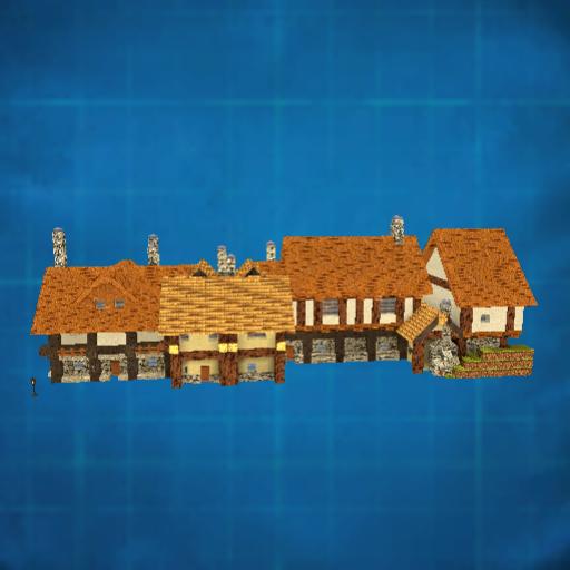 Medieval Row of Houses