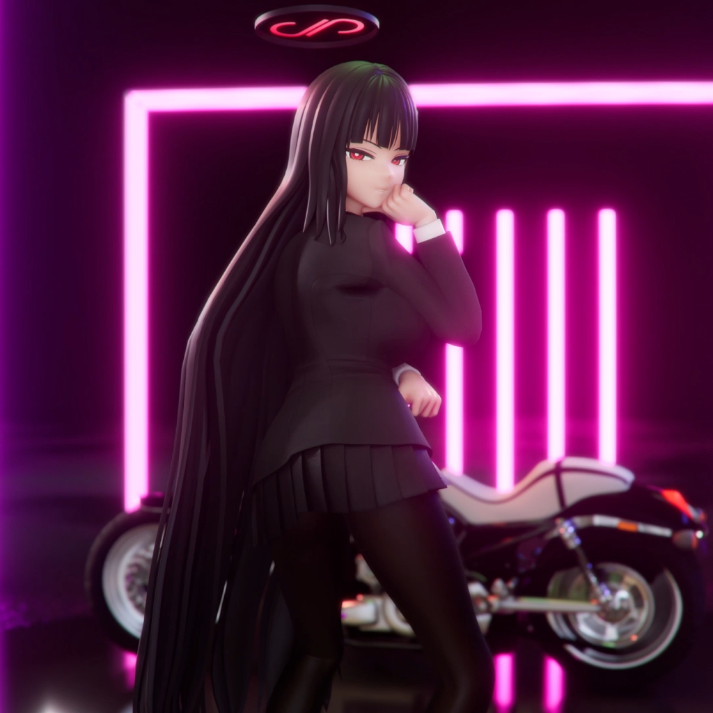 Blender25【调月莉音 - 調月リオ - Tsukatsuki Rio】Ah yeah