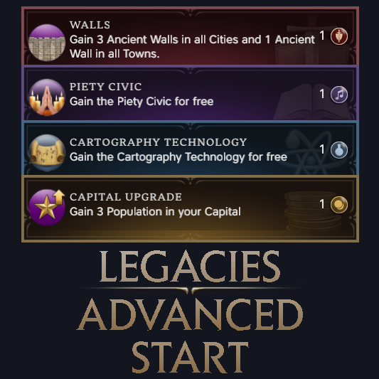 Legacies Advanced Start