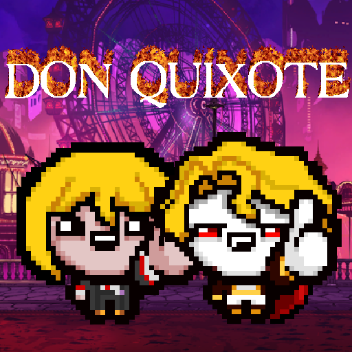 Don Quixote / Sancho over Tainted Lazarus