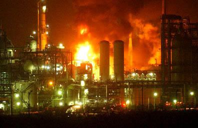 Nuclear plant fire