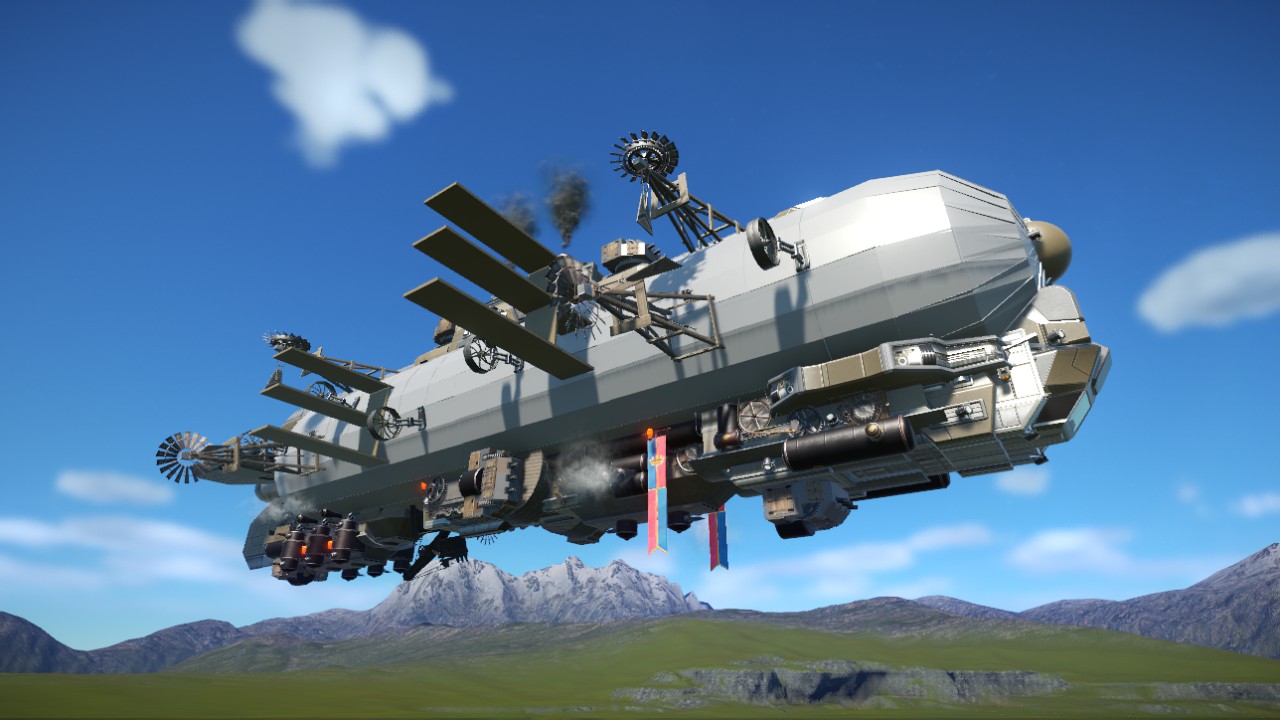 Steampunk airship (Ver 2.)