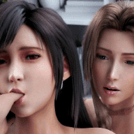 Tiffa x Aerith x Cloud Full Anim / FFVII