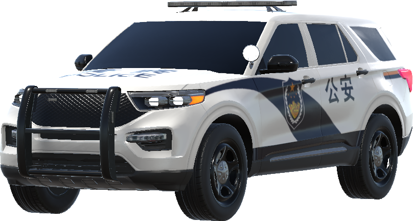 Chinese police car livery (Patriot)