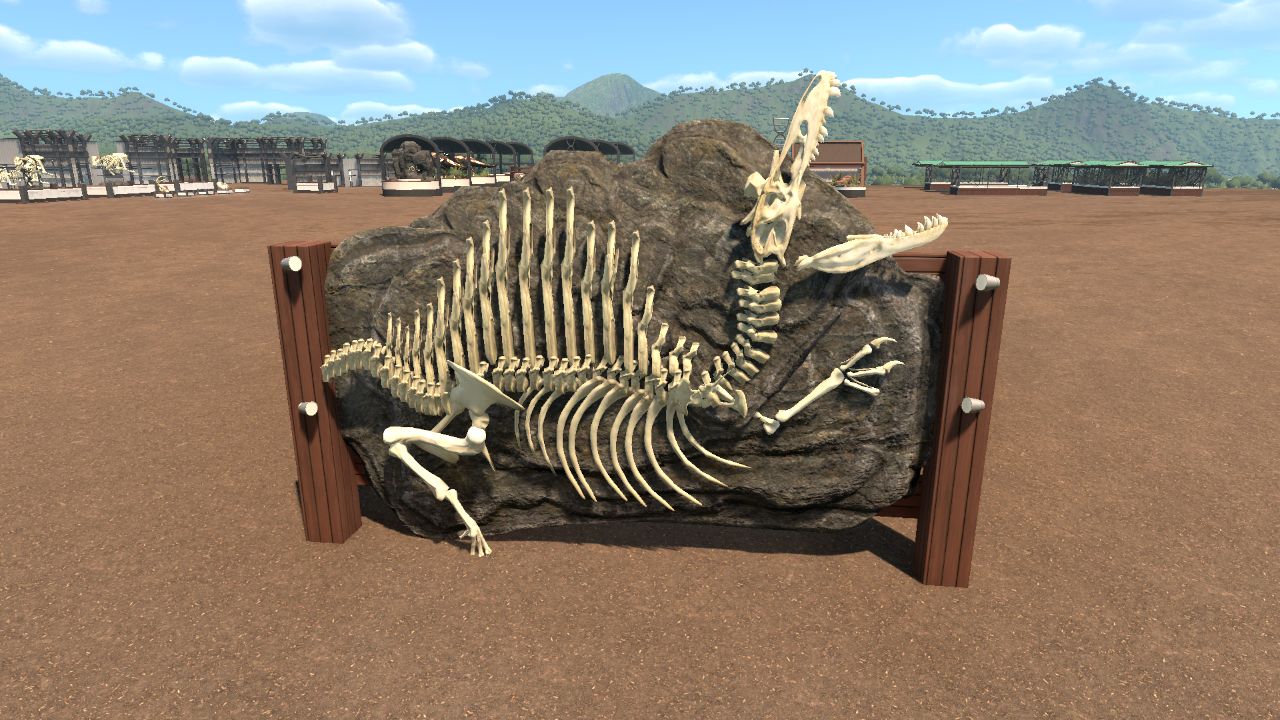Spinosaurus Rock Wall 