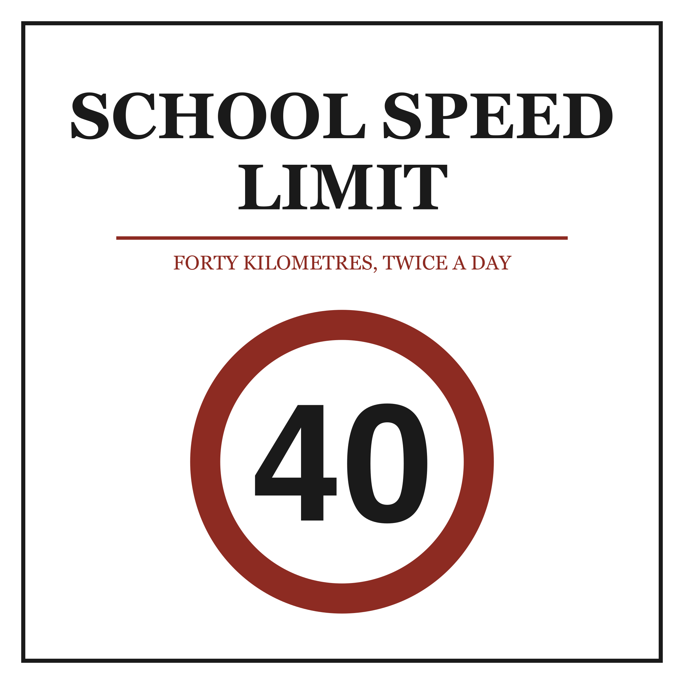 School Speed Limit