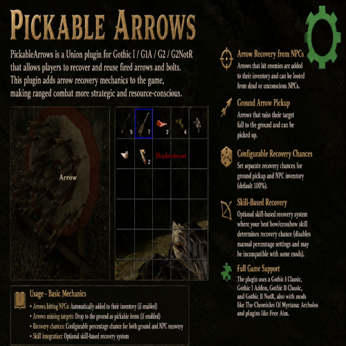 Pickable Arrows