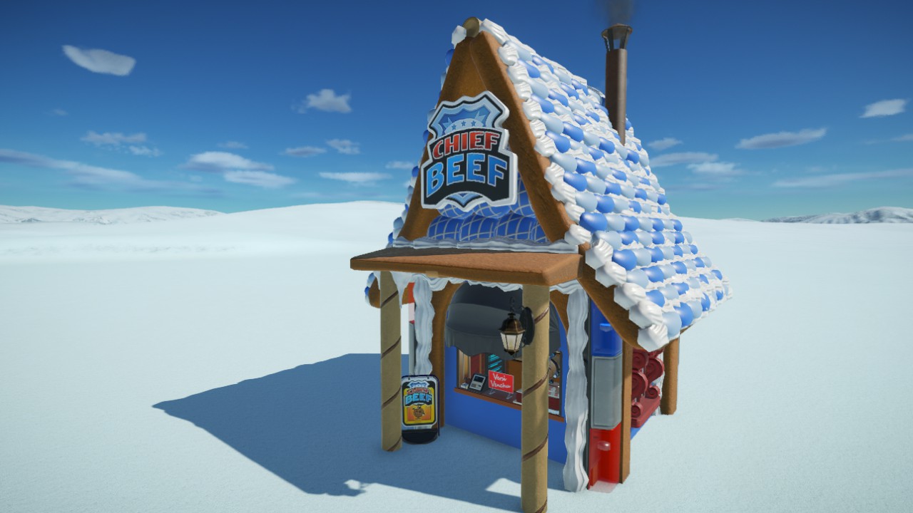 Festive Holiday Candy Chief Beef Shop