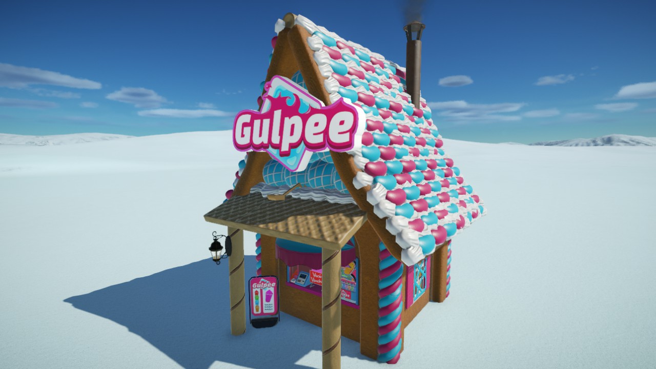 Festive Holiday Candy Gulpee Slush Shop