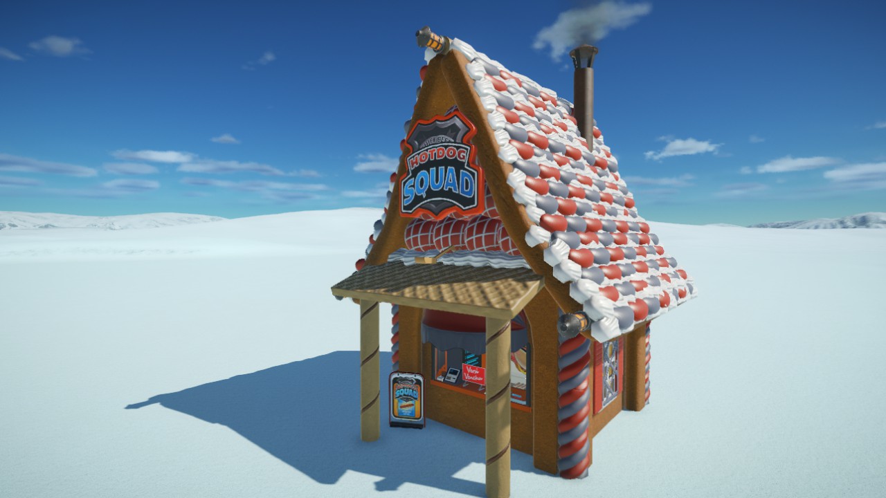 Festive Holiday Candy Hot Dog Squad Shop
