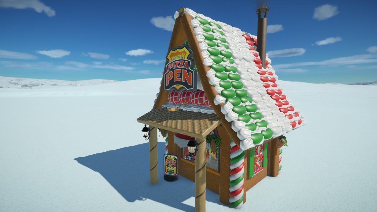 Festive Holiday Candy Pizza Pen Shop