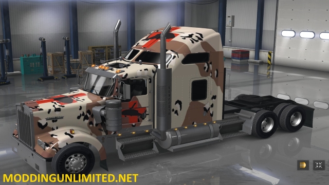 SCS W900 Medical Desert Camo Skin