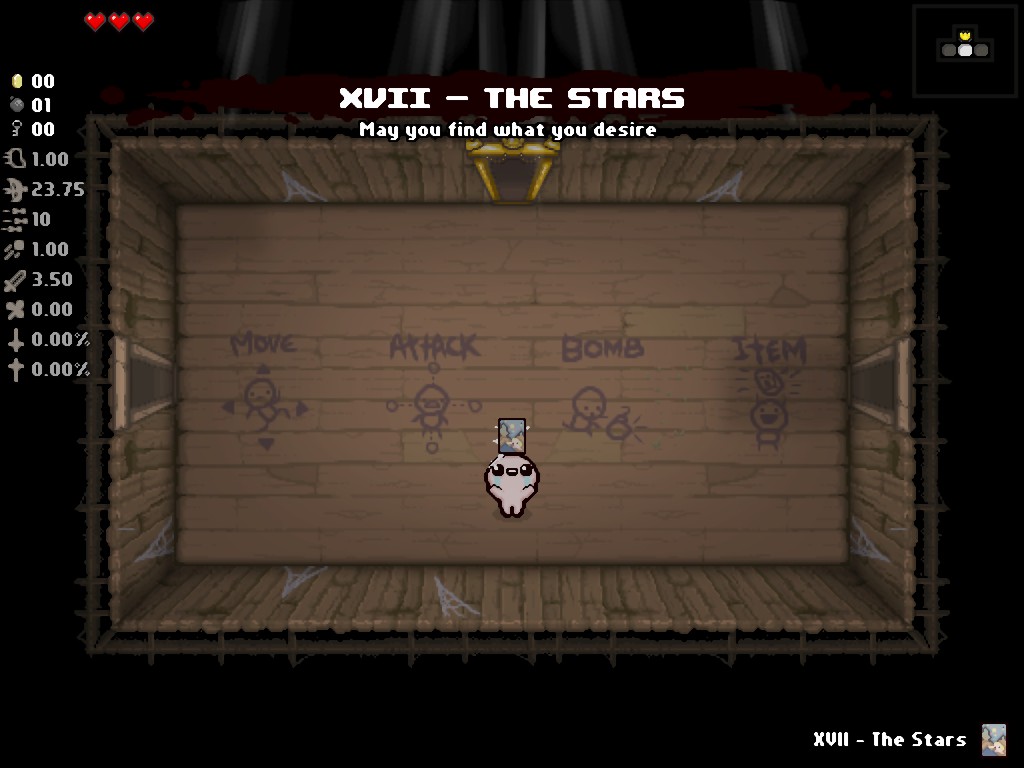 the stars card binding of isaac The Binding of Isaac: Four Souls Community Booster Pack main image 1