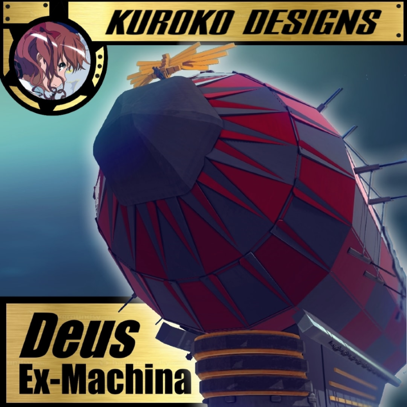 Deus Ex-Machina _ Heavily Weaponized Blimp Carrier