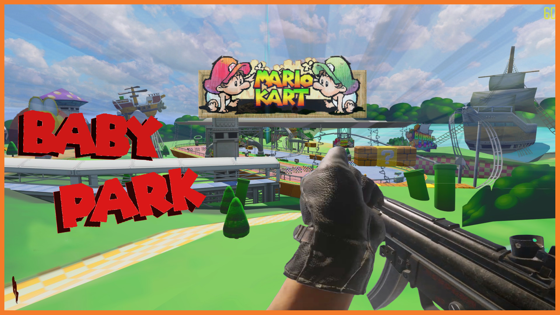 Baby Park Mario Kart Zombies