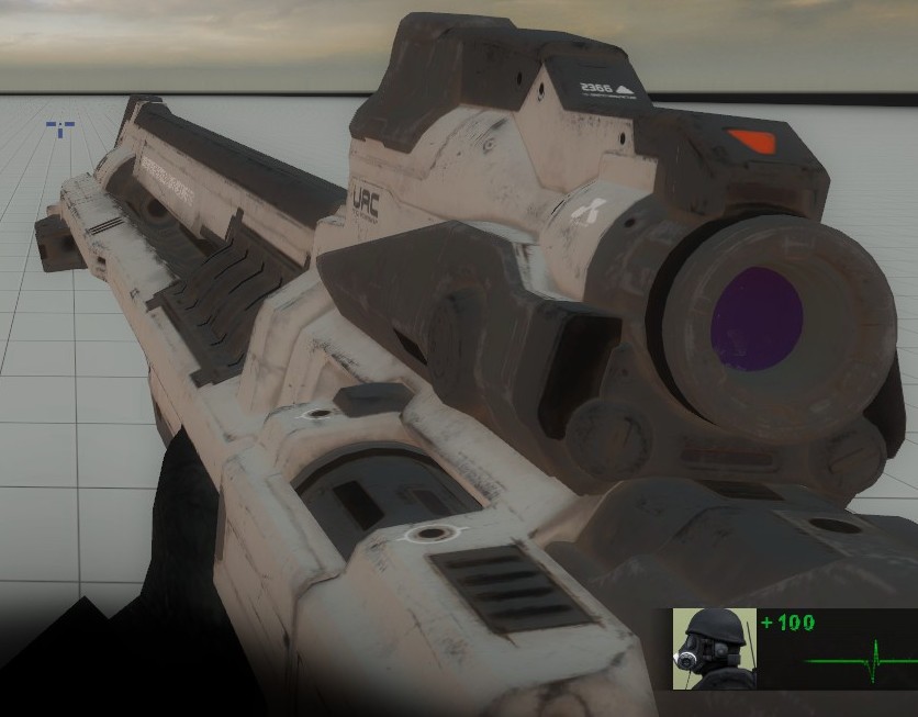 DOOM Vortex Rifle on l4d1 anims