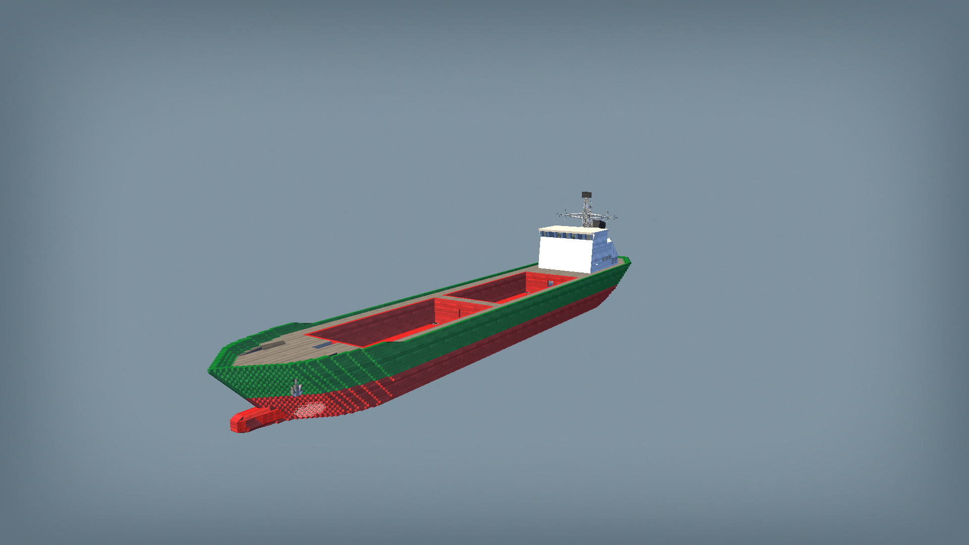 Medium-sized general cargo ship 01