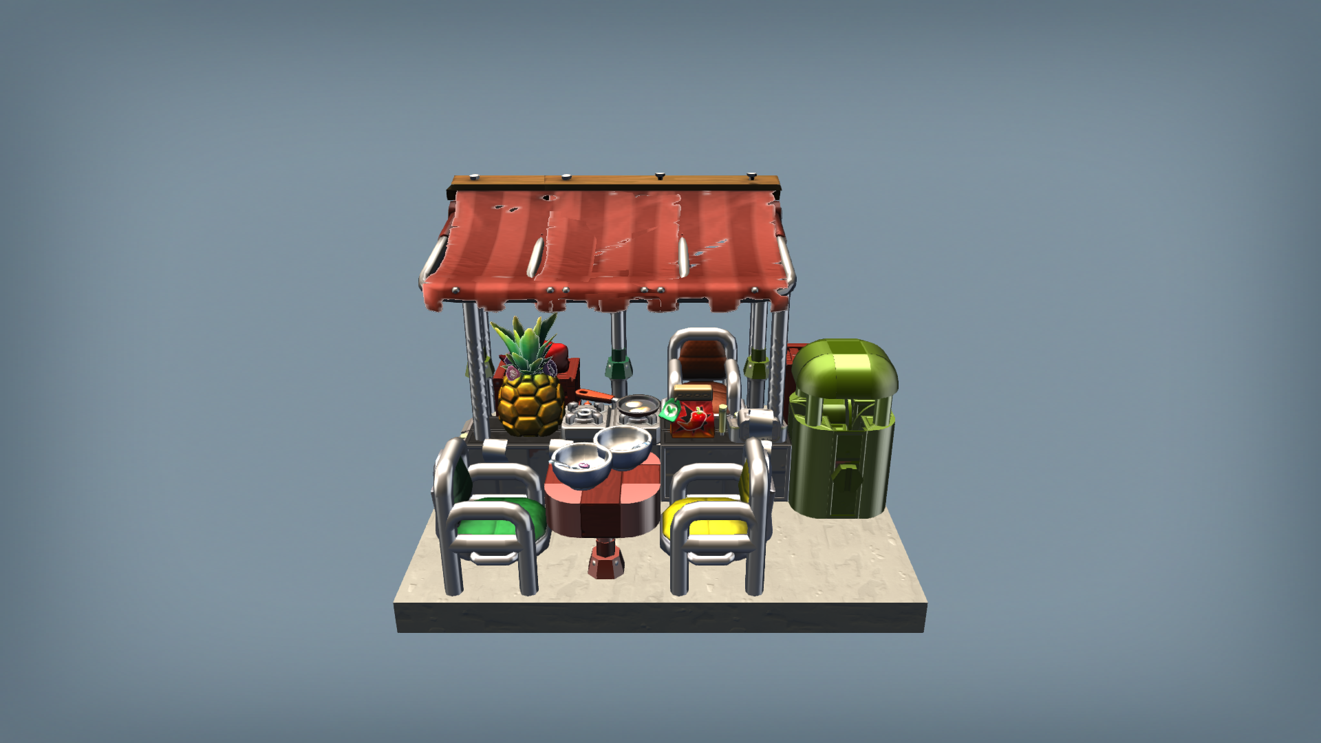 ''Hot stuff'' Taco Stand (Minicity)