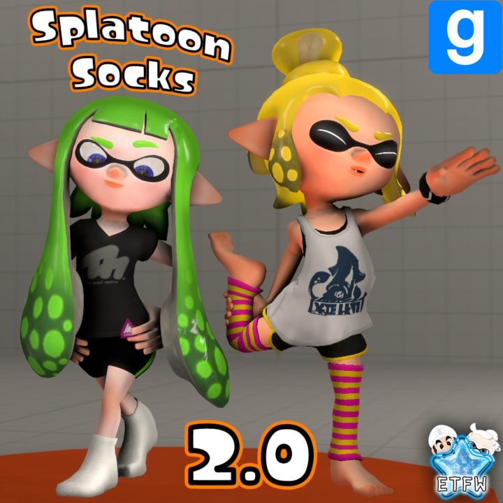 [Splatoon Customs] Socks 2.0